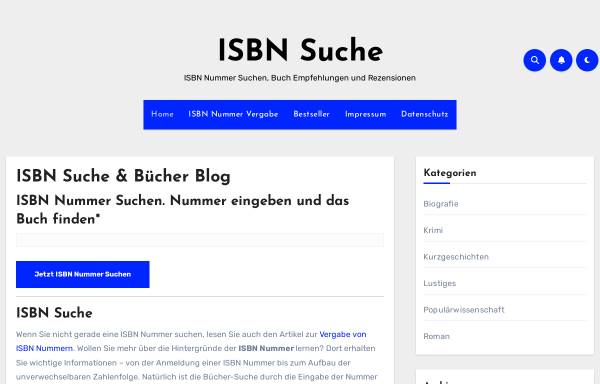 Vorschau von www.isbn-nummer.de, Buch-Rezensionen von Markus