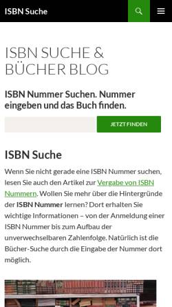 Vorschau der mobilen Webseite www.isbn-nummer.de, Buch-Rezensionen von Markus