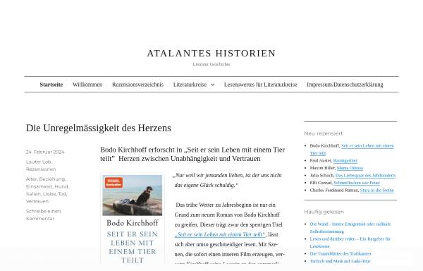 Vorschau von atalantes.de, Atalantes Historien