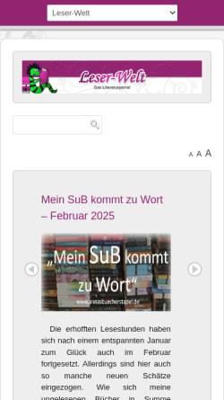 Leser-Welt - Das Literaturportal