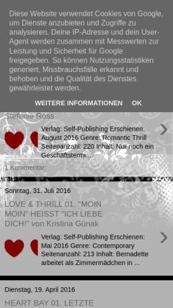 Vorschau der mobilen Webseite mels-buecherblog.blogspot.de, Mel's Bücherblog
