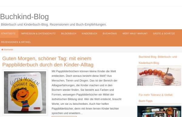 Vorschau von buchkind-blog.de, Buchkind-Blog