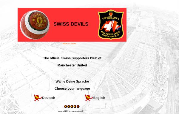 Vorschau von www.swissdevils.ch, Swiss Devils - Manu Supporters Club