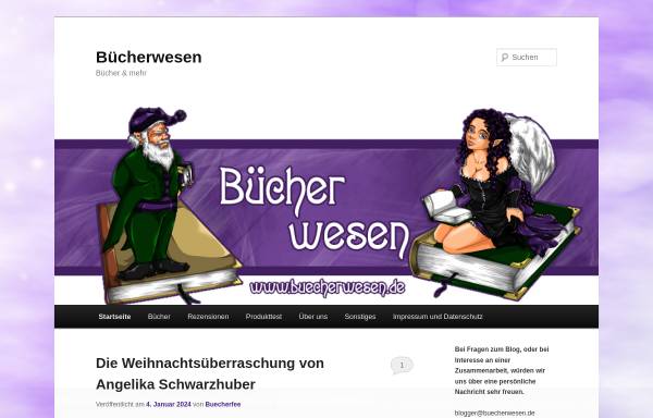 Vorschau von www.buecherwesen.de, Bücher & mehr