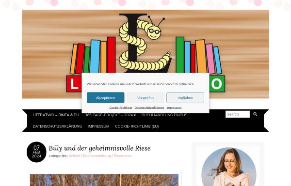 Vorschau von literatwo.de, Literatwo