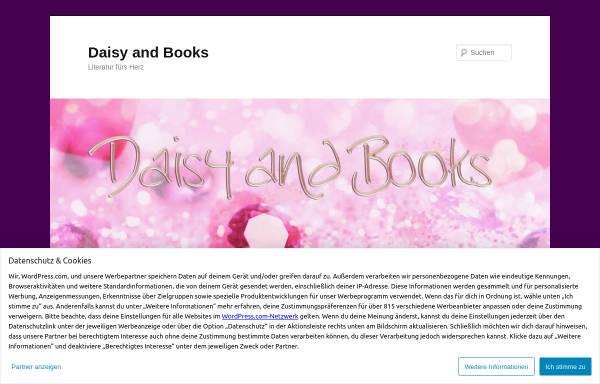 Vorschau von daisyandbooks.wordpress.com, Daisy and Books
