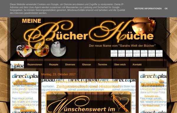 Vorschau von www.meinebuecherkueche.de, Meine BücherKüche