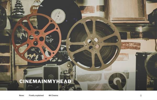 Vorschau von www.cinemainmyhead.de, Cinema in my head