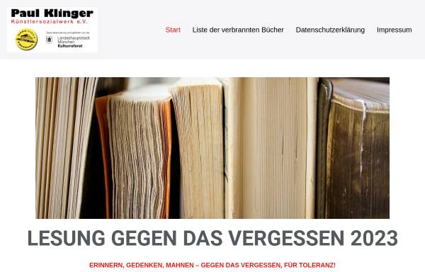 Vorschau von www.buecherlesung.de, Bücherlesung