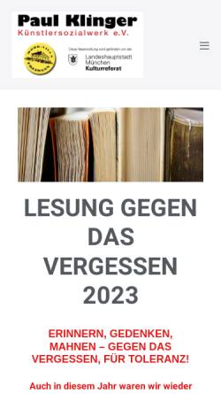 Vorschau der mobilen Webseite www.buecherlesung.de, Bücherlesung