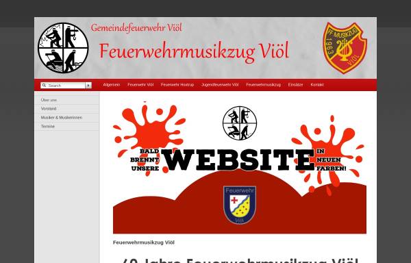 Vorschau von www.musikzug-vioel.de, Musikzug der Feuerwehr Viöl