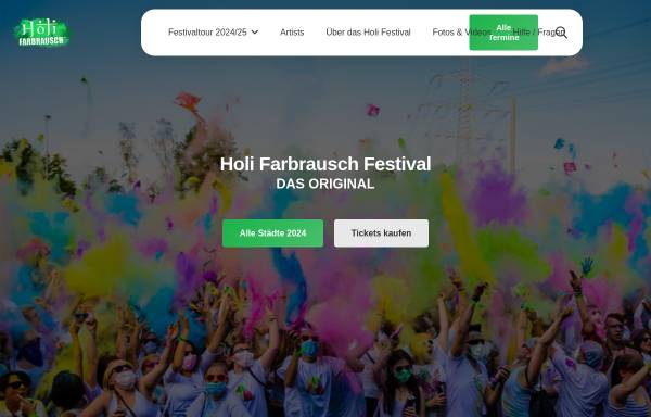 Vorschau von www.holi-farbrausch.de, Holi Farbrausch Festival