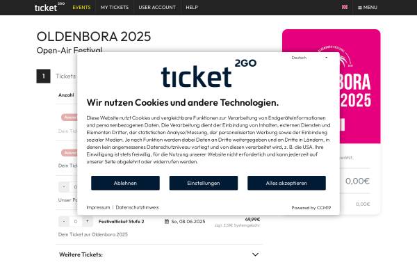 Vorschau von www.oldenbora.de, Oldenbora