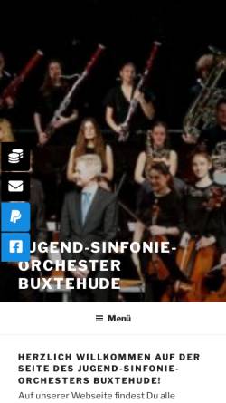 Vorschau der mobilen Webseite www.jso-b.de, Jugend-Sinfonie-Orchester Buxtehude