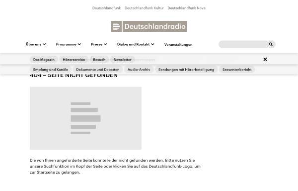 Vorschau von www.dradio.de, Glut und Kälte