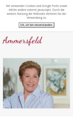 Vorschau der mobilen Webseite www.ammersfeld.at, Anita Amersfeld