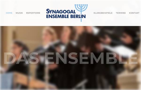 Vorschau von synagogal-ensemble-berlin.de, Synagogal Ensemble Berlin