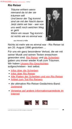 Vorschau der mobilen Webseite netz-meister.de, Rio Reiser