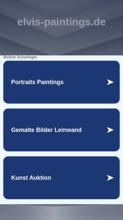 Vorschau der mobilen Webseite www.elvis-paintings.de, Stars in Öl