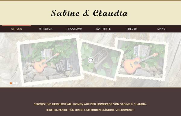Sabine und Claudia