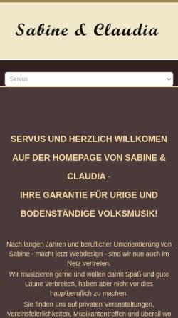 Sabine und Claudia