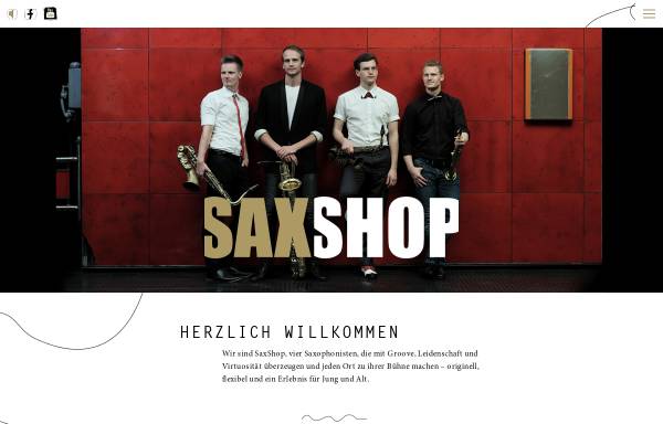 Vorschau von saxshop-music.de, Saxophonquartett SaxShop