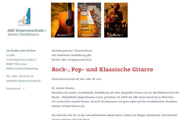 Vorschau von www.abc-gitarrenschule.de, Hanßmann, James
