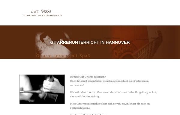Vorschau von www.gitarrenunterricht-hannover.de, Totzke, Lars