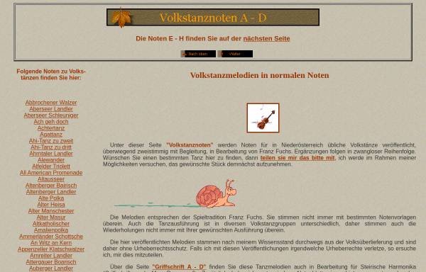 Vorschau von www.volksmusik.cc, Volksmusik und Volkstanz im Alpenland