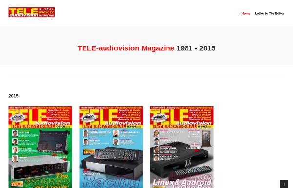 Vorschau von tele-audiovision.com, TELE-Audiovision Magazine