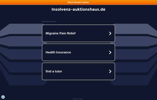 Vorschau von www.insolvenz-auktionshaus.de, INSO Auktionen