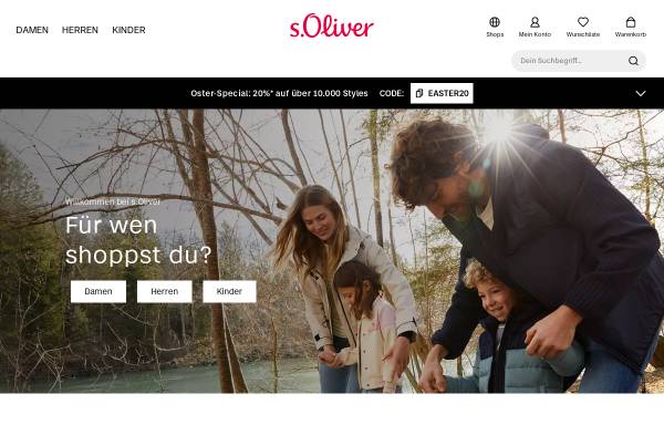 Vorschau von www.soliver.de, S.Oliver Store Kevelaer