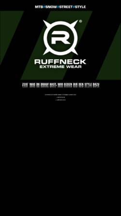 Vorschau der mobilen Webseite www.ruffneck.de, Ruffneck Extreme Wear