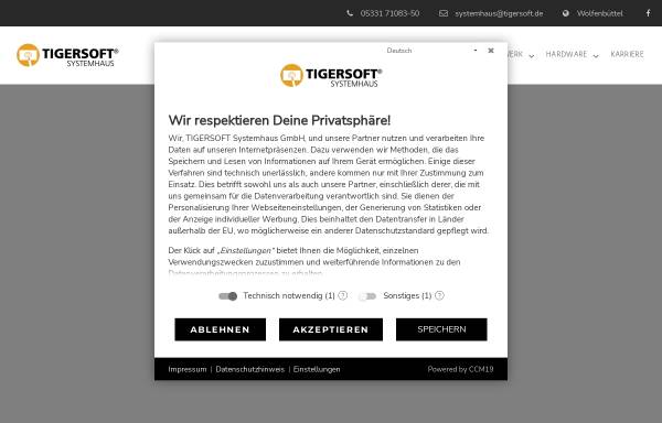 Vorschau von www.tigersoft.de, Tigersoft IT