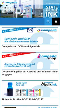 Vorschau der mobilen Webseite www.compedo.de, Compedo GmbH