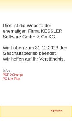 Vorschau der mobilen Webseite www.kessler.de, Kessler Software GmbH & Co. KG