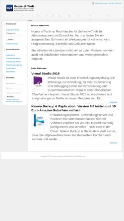 Vorschau der mobilen Webseite www.hottools.de, HoT - House of Tools GmbH