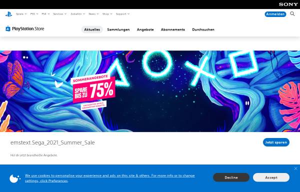 Vorschau von store.playstation.com, Sony Network Entertainment Europe Limited