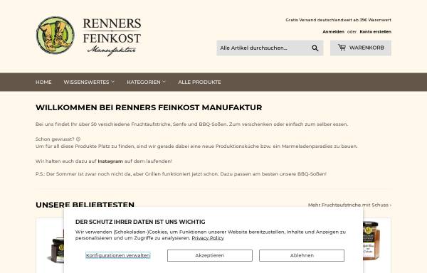 Renners Feinkost Manufaktur Inh. Flechsig Eventgastronomie GmbH