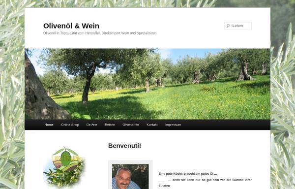 Vorschau von www.bellina.eu, Olivenöl & Wein bei Luigi Bellina