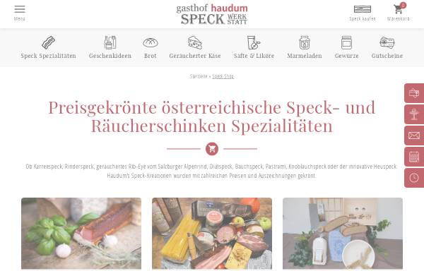 Vorschau von www.speck-shop.at, Haudum's Speckwerkstatt