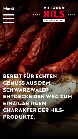 Metzger Hils - Schwarzwälder Fleisch- und Wurstwaren