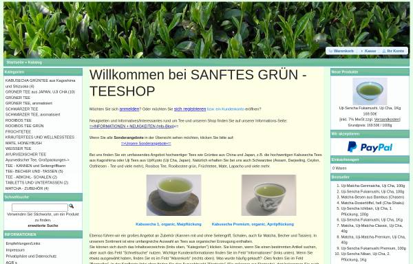 Vorschau von www.sanftesgruen.de, Sanftes Grün, Ellen Juffernbruch