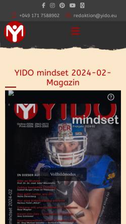 Vorschau der mobilen Webseite yido.de, Yido Tee, Uwe Wischhöfer