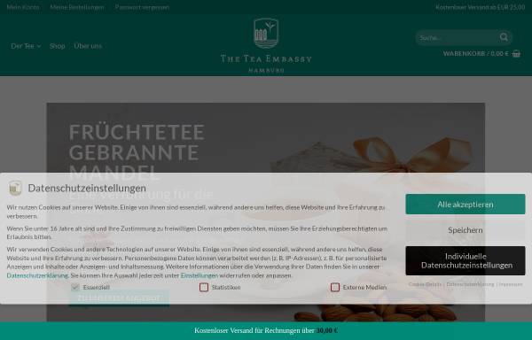 Vorschau von the-tea-embassy.de, The Tea Embassy, Harald Saacke