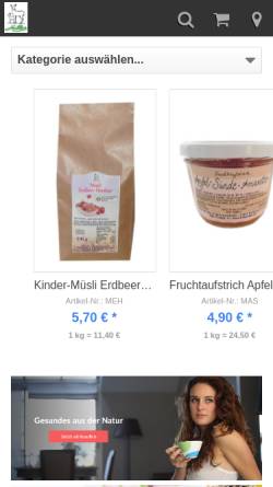 Vorschau der mobilen Webseite hillerstee.de, Bad Rehburger Tee- und Nahrungsmittelfabrik, Jörg Hiller