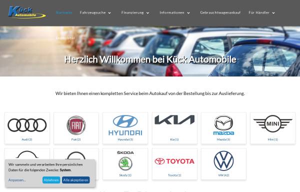 Vorschau von auto-kueck.de, Kück Automobile GmbH