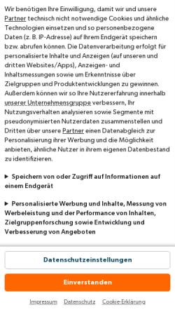 Vorschau der mobilen Webseite autoact.mobile.de, AutoAct