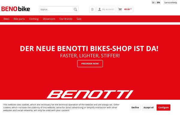 Vorschau von www.benobikes-shop.de, BENObikes GmbH&Co.KG, Bernd Nolte