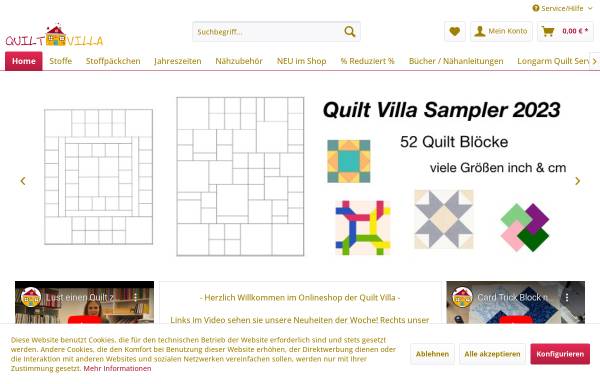 Vorschau von www.quiltvilla.de, Quilt Villa